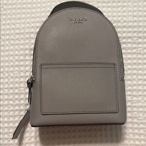 Kate Spade Gray Mini Convertible Backpack